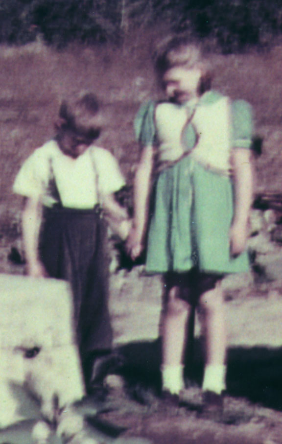 Blow up of Chris and Dorchen Rubel, 1937