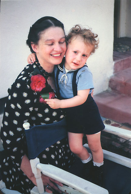 Dorothy with son Michael Rubel. 1943