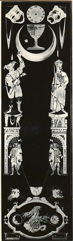 Mirror etched for Christopher S. Rubel, Rel.D. in 1981 by Scott Rubel.
