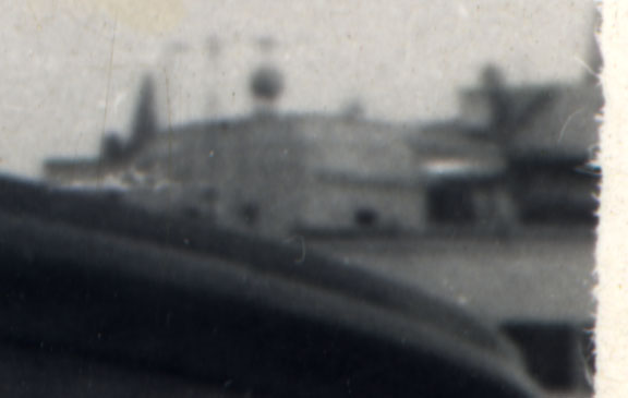Blowup of Heinz Rubel's boat picture.