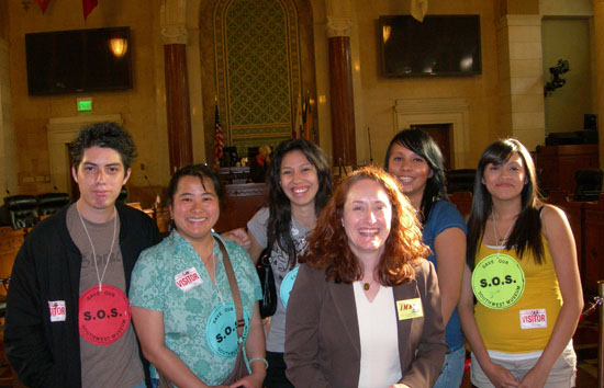 Nkcole Possert and Young Activists