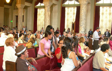Southwest Friends Activists at City Hall June 30, 2009