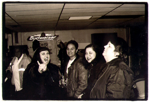 Audience listening to the Peak Show at Mr. T's during the Dog Rescue Benefit Nov. 2, 2001.2