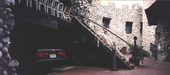 A garage and some stairs...so what